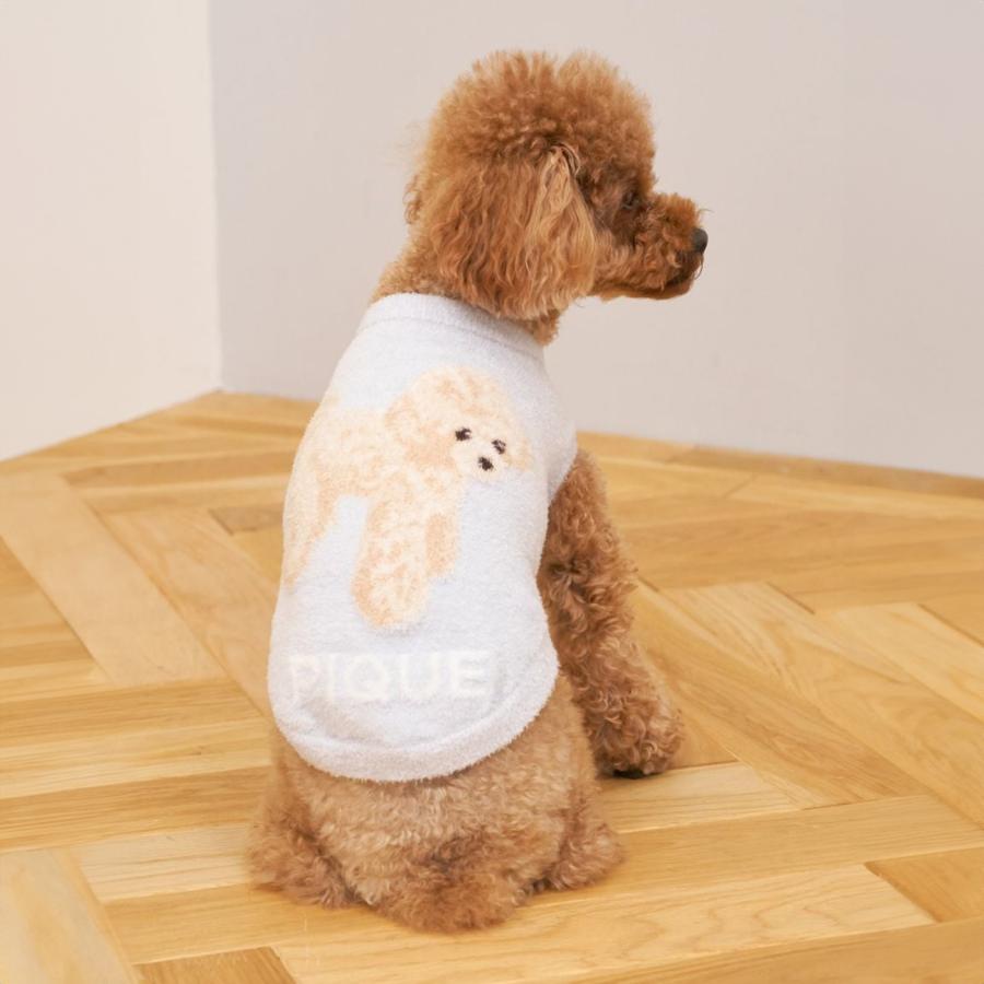 gelato pique（ジェラートピケ） CAT&DOG スムーズィートイプードル柄