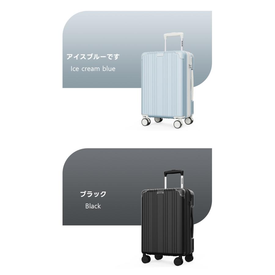 スーツケース 拡張機能 キャリーケース キャリーバッグ フック S M L