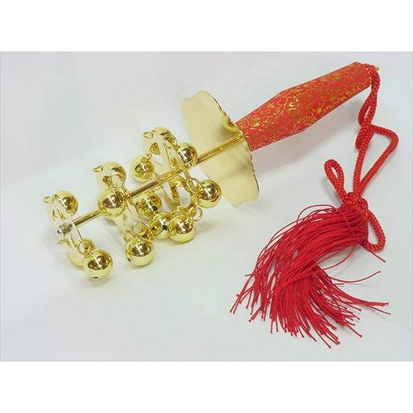 三番叟鈴 神楽鈴 巫女鈴 七五三鈴 B 日本舞踊小道具 : おどり用品の扇