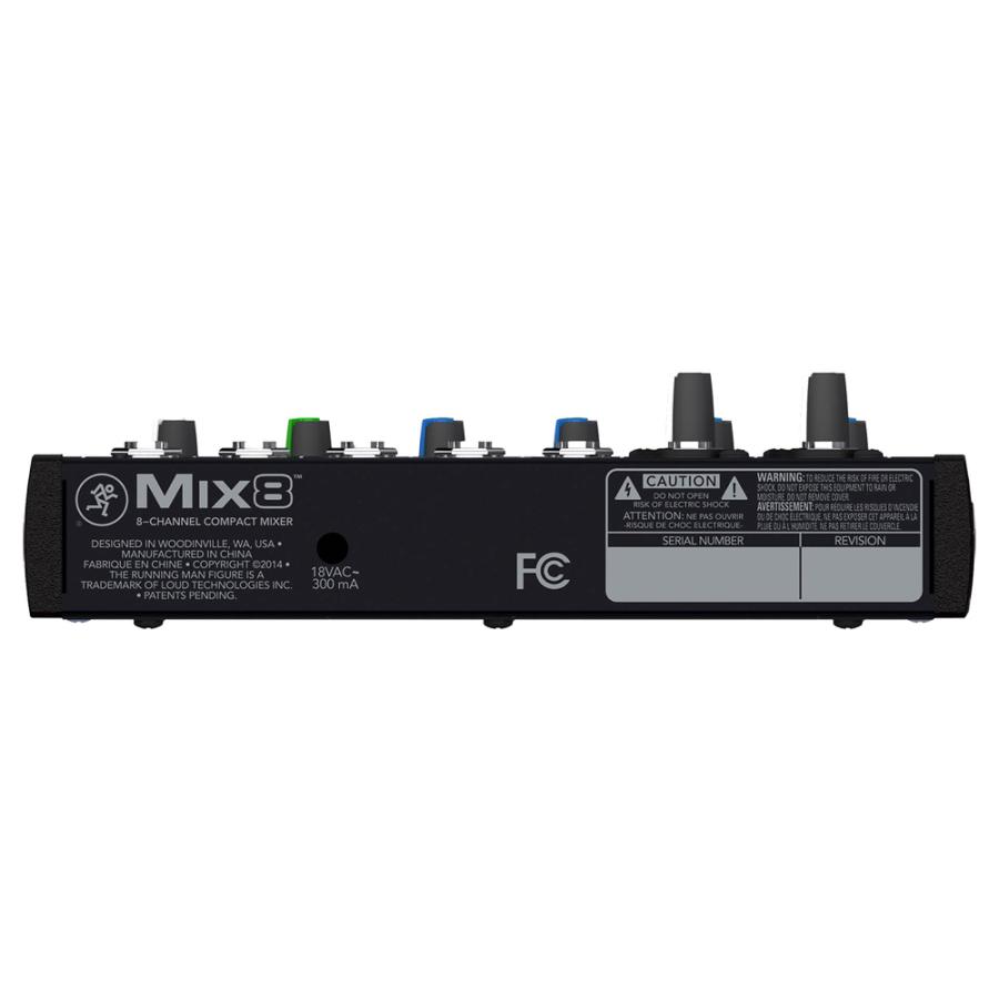 MACKIE（マッキー） MIX8 8チャンネル コンパクト ミキサー : 島村楽器