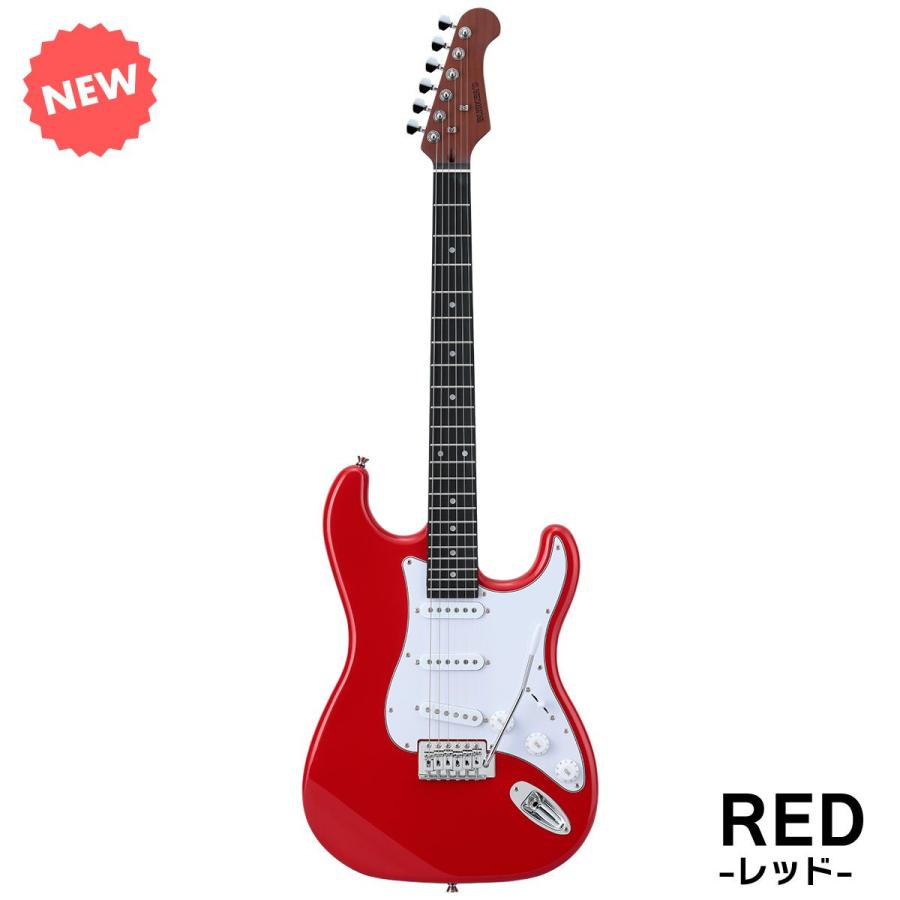 BUSKER'S バスカーズ BST-Standard エレキギター初心者12点セット