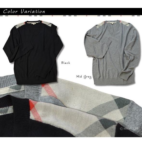 BURBERRY（バーバリー） メンズ セーター ニット Vネック サマーニット