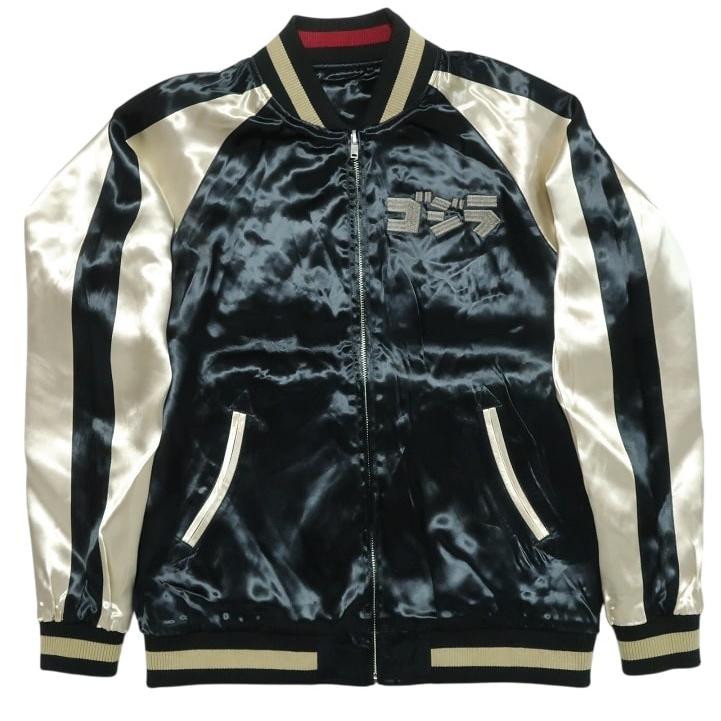 メンズセレクト ゴジラ/Godzilla スカジャン リバーシブル メンズ 刺繍