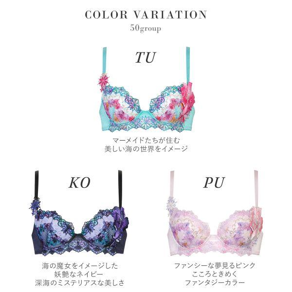サルート（SALUTE） ブラジャー ワコール 50グループ 50G P-UP BC