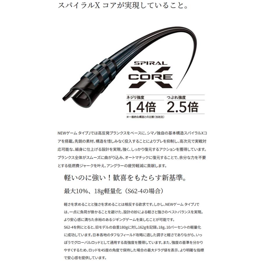 シマノ（SHIMANO） '20 GAME TYPE J (ゲームタイプJ) B60-3 (ジギング