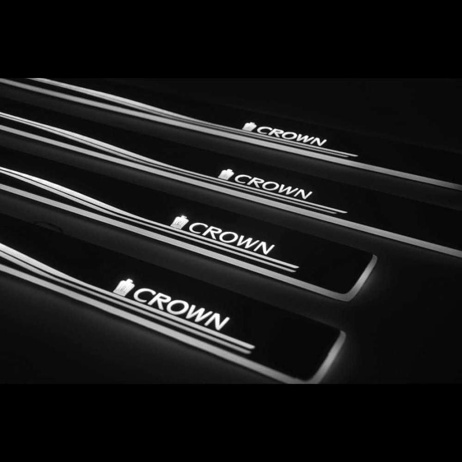 CROWN（クラウン）220系210系200系180系スカッフプレートLED