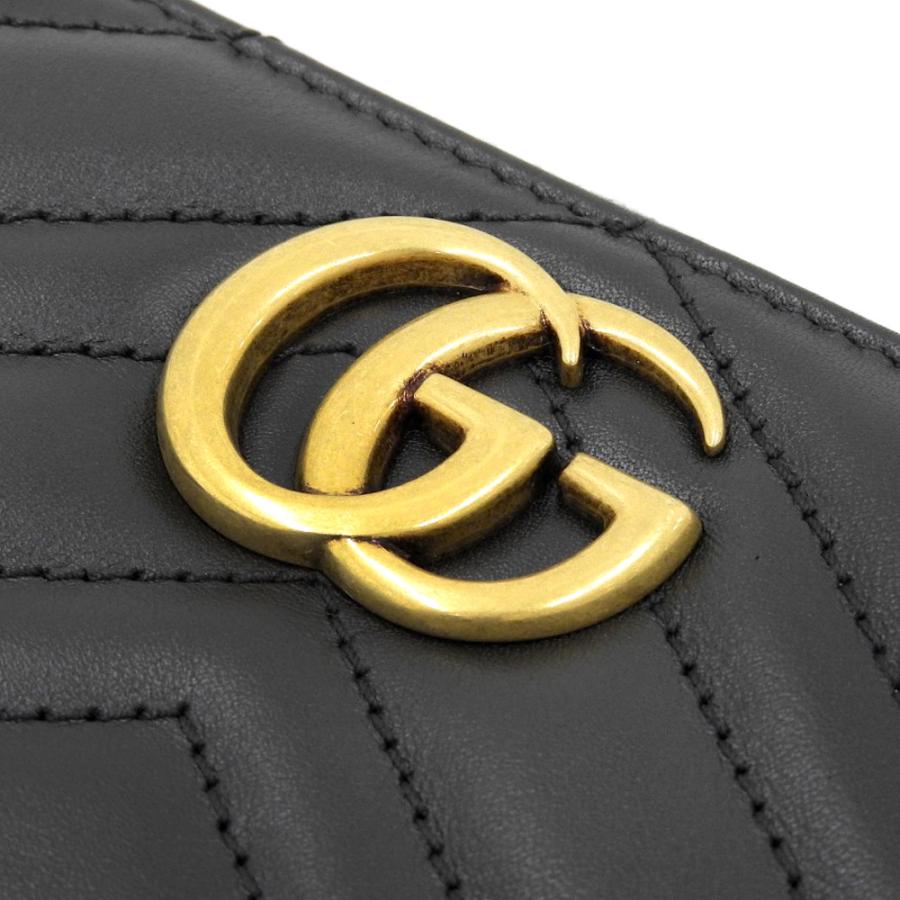 GG Marmont グッチ GUCCI GGマーモント ロゴ ラウンドファスナー 長