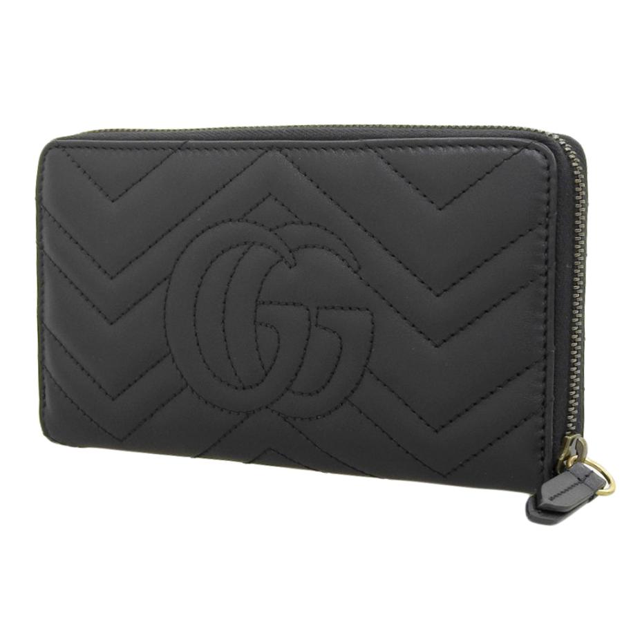 GG Marmont グッチ GUCCI GGマーモント ロゴ ラウンドファスナー 長