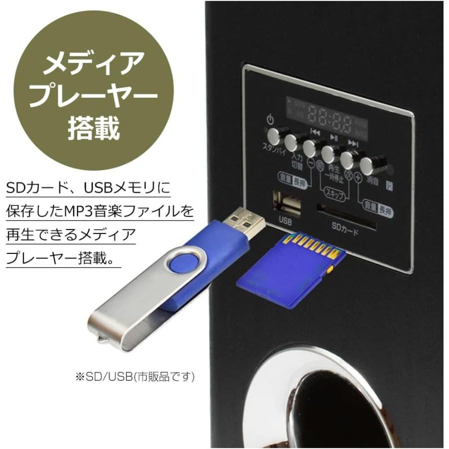 迫力のダイナミックサウンドスピーカー DS-12 アンプ内蔵スピーカー