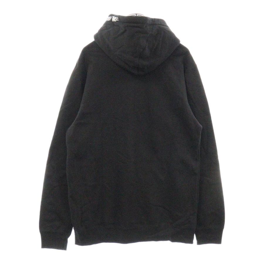 STUSSY（ステューシー） フード刺繍フロントロゴプリントプルオーバー