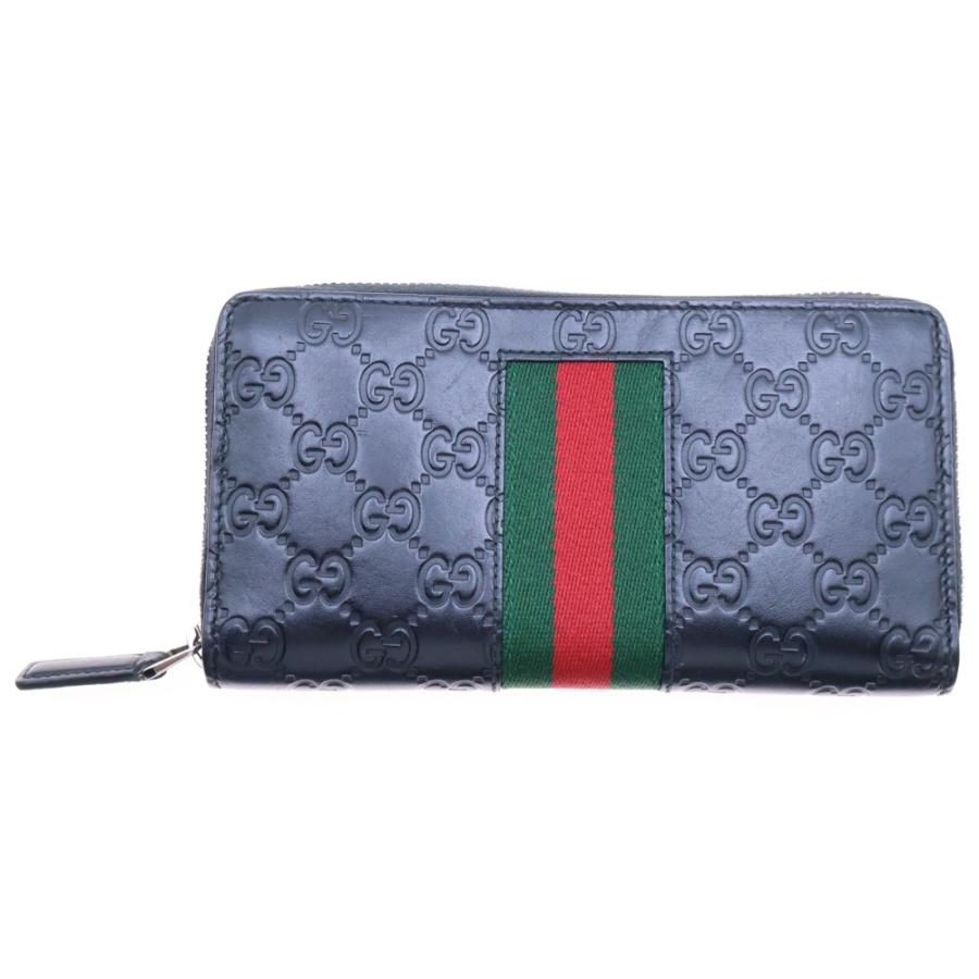 GUCCI（グッチ） シェリーライン グッチシマ ラウンドファスナー長財布