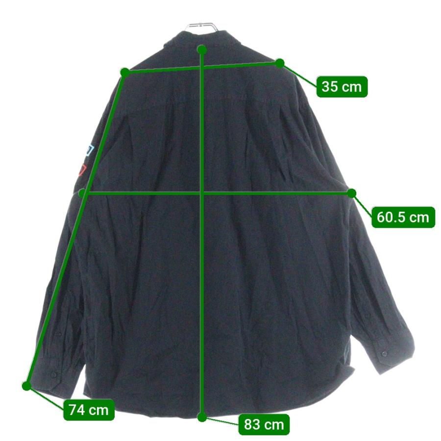 RAF SIMONS（ラフ シモンズ） LOGO L/S SHIRT アームワッペン ロング