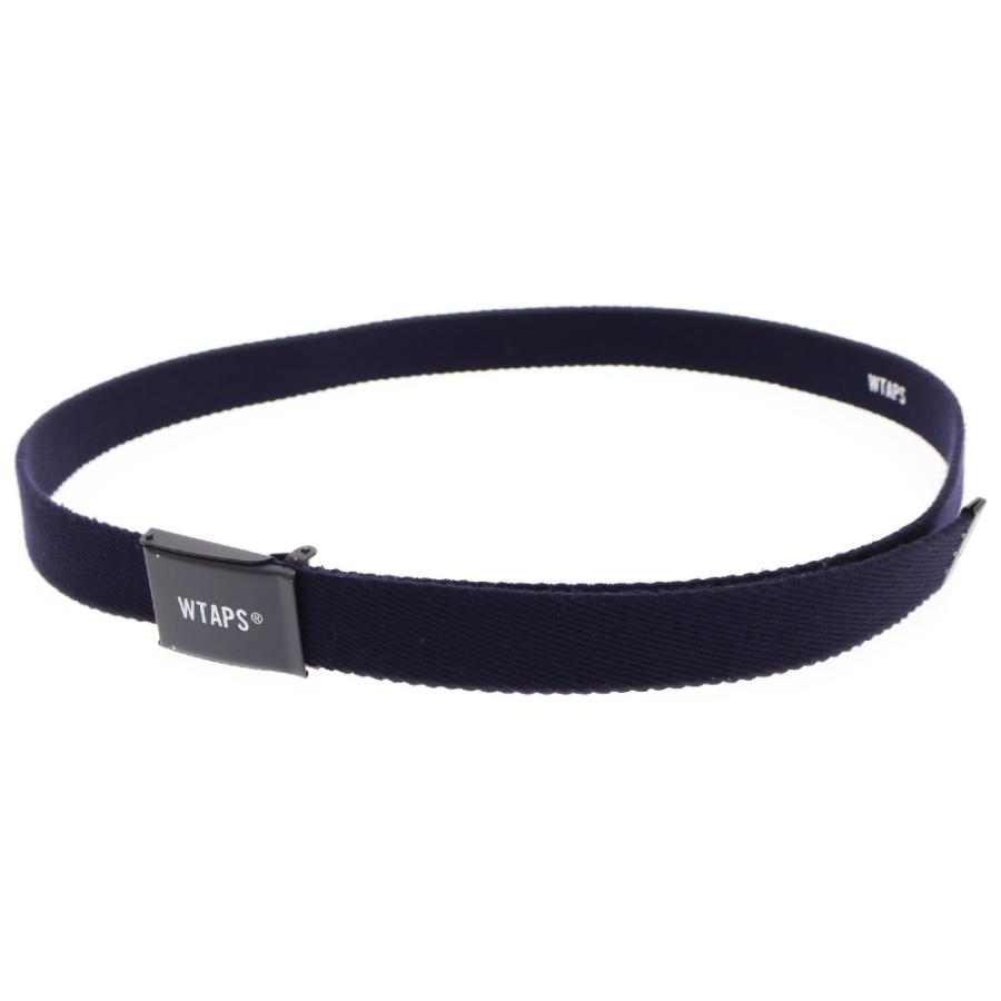 WTAPS（ダブルタップス） ロゴプリント ガチャベルト ネイビー : BRING
