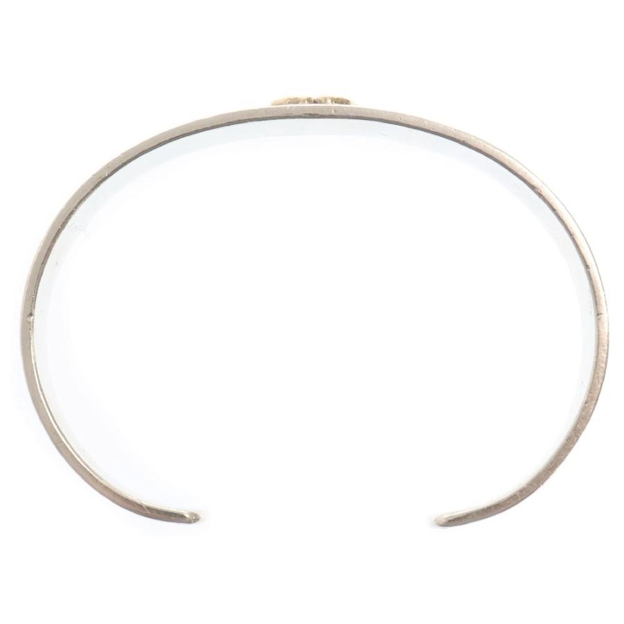 goro's（ゴローズ） ローズ平打ちブレスM バングル シルバー/ゴールド