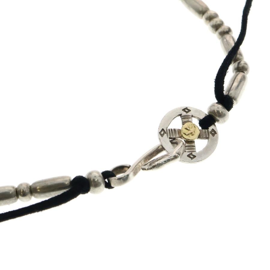 goro's（ゴローズ） パイプビーズ一連 L ネックレス 金ビーズ2発追加