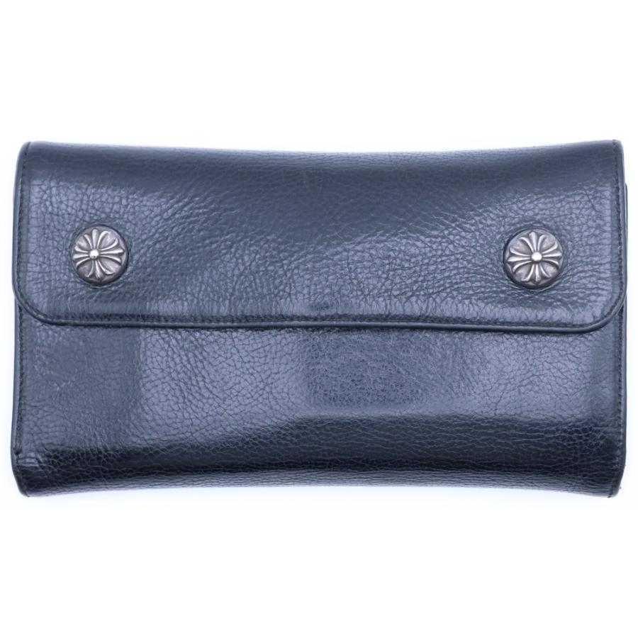 CHROME HEARTS（クロムハーツ） WAVE ウェーブ レザーウォレット 財布