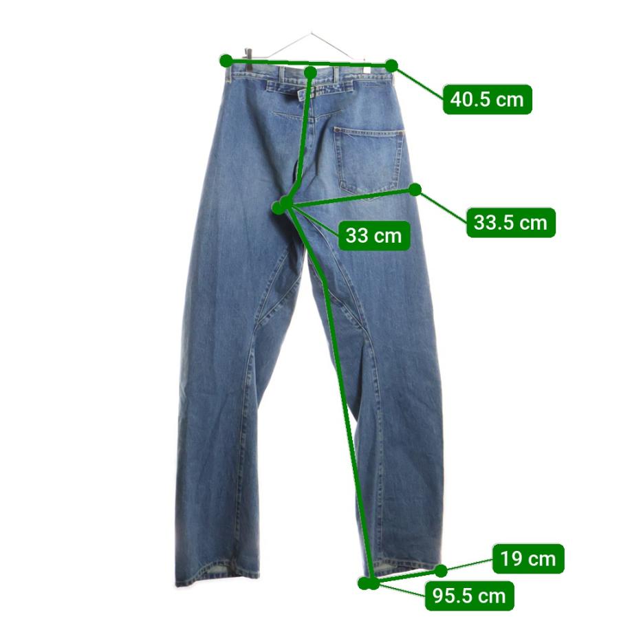 Maison Margiela 1 メゾンマルジェラ 24AW ダイアゴナルシームジーンズ