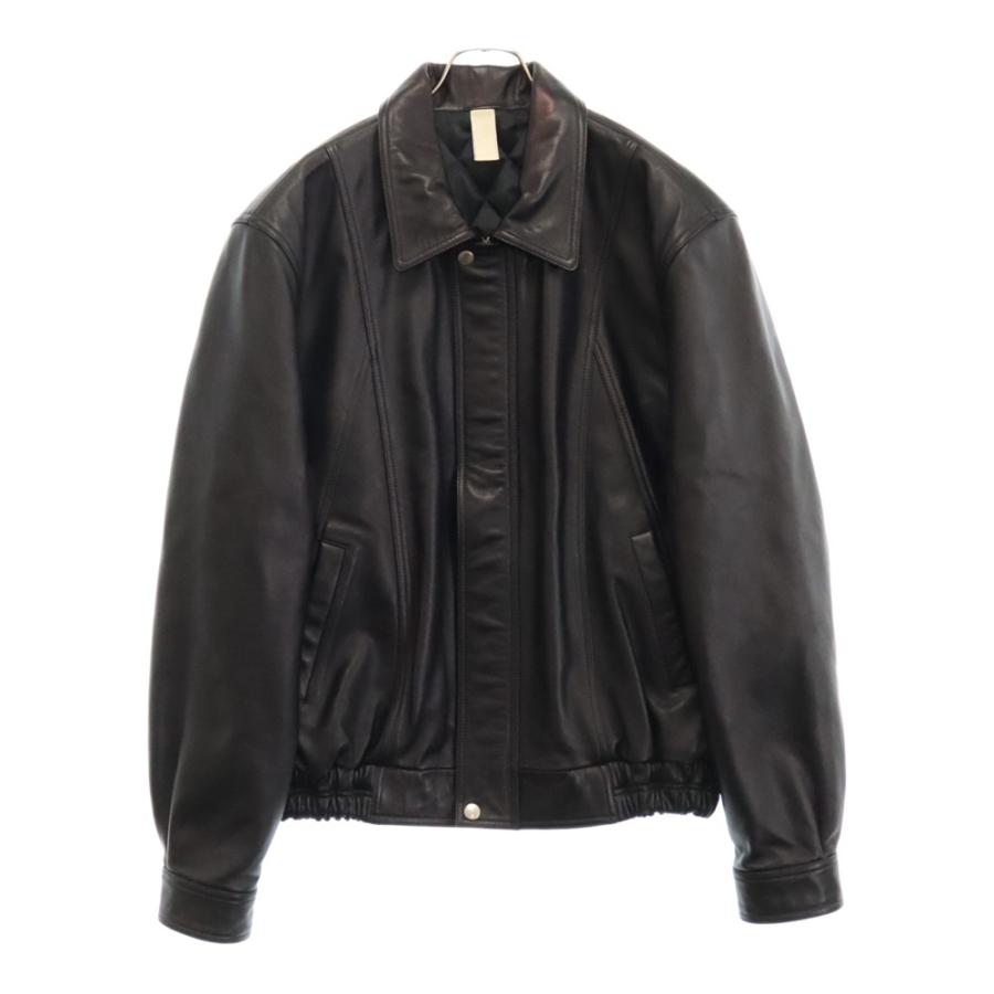 SUNFLOWER サンフラワー 90's leather bomber jacket 裏地キルティング