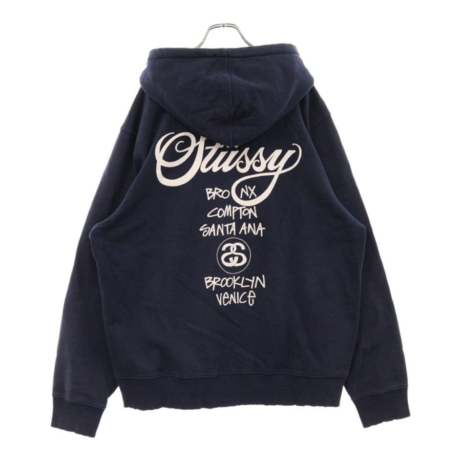 STUSSY（ステューシー） WORLD TOUR ZIP HOOD ワールド ツアー