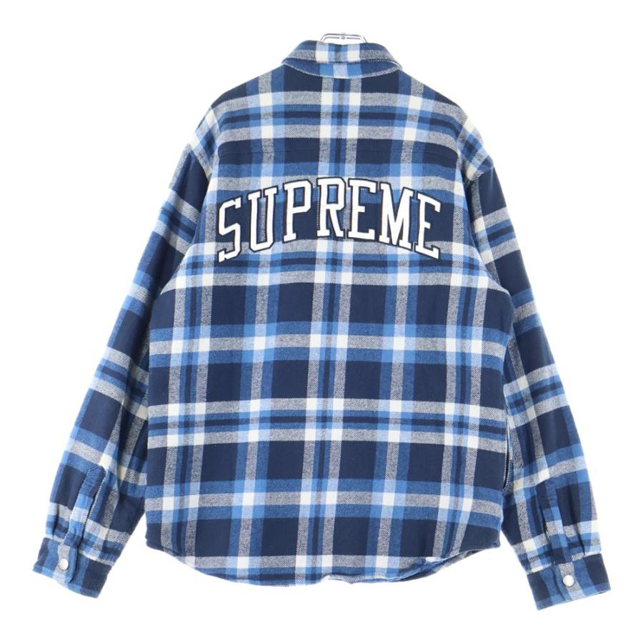Supreme（シュプリーム） 17AW Quilted Arc Logo Flannel Shirt