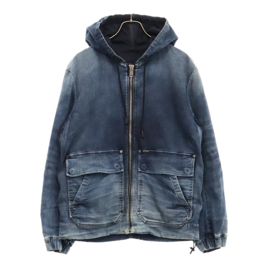 DIESEL（ディーゼル） J-DAN スウェットデニムジップアップパーカー