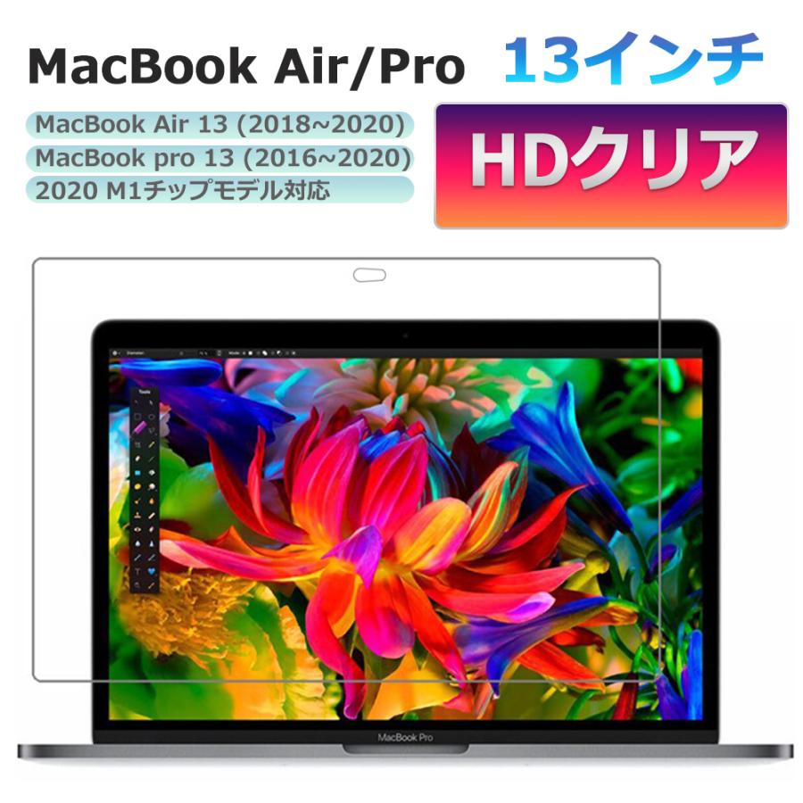 MacBook Air / Pro 保護フィルム 2018 - 2021 13.3インチ 【M1チップ