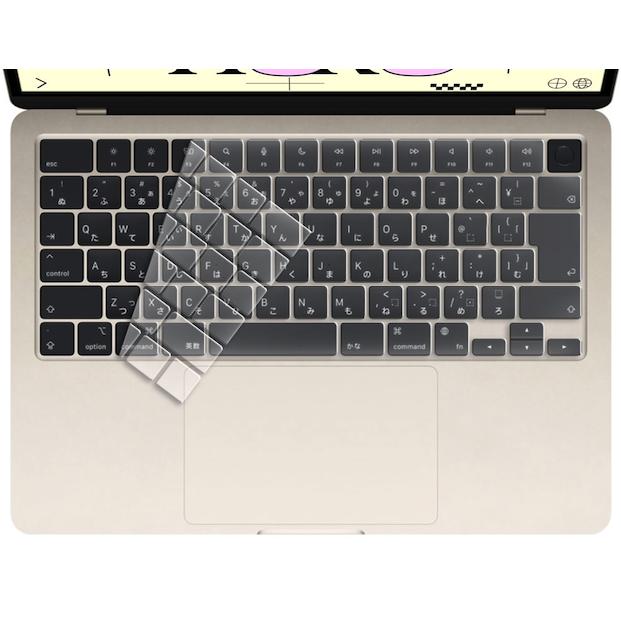 キーボードカバー MacBook Air 13.6 15.3 インチ 2022 2023 A2681