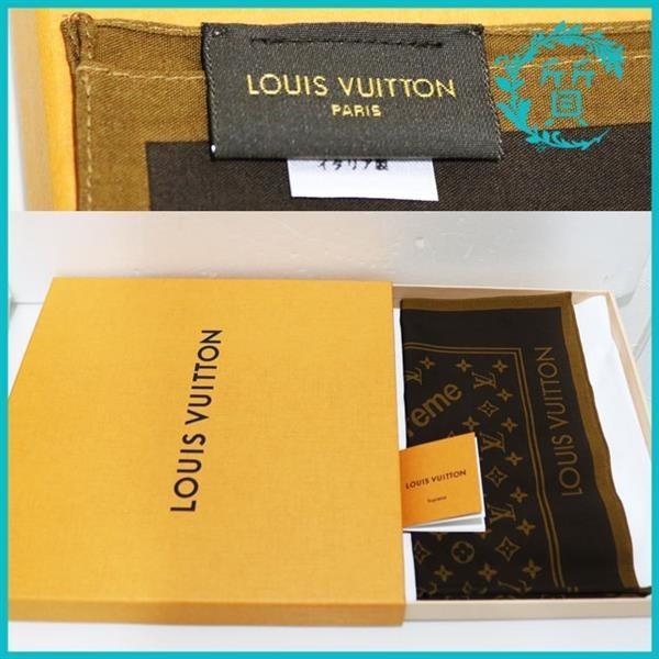 新品 ルイヴィトン モノグラム シュプリーム バンダナ スカーフ MP1889