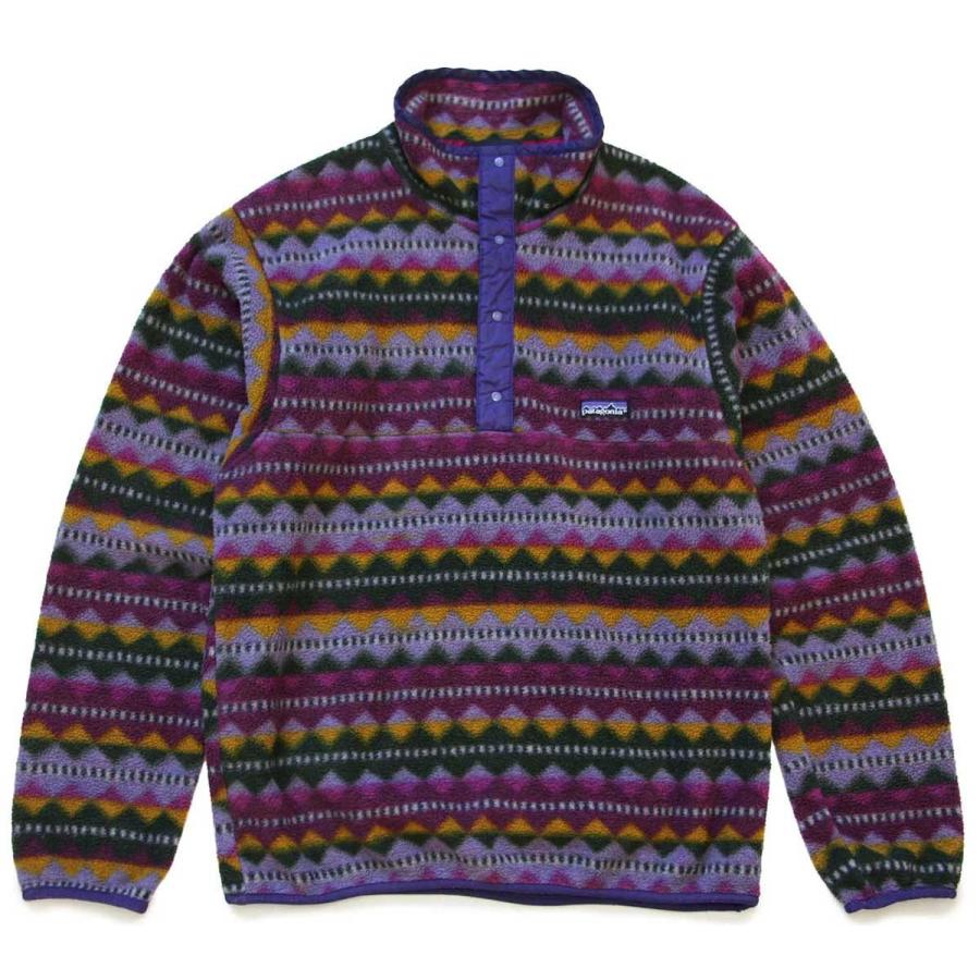 patagonia（パタゴニア） 90s USA製 ダイヤモンド 総柄 フリース
