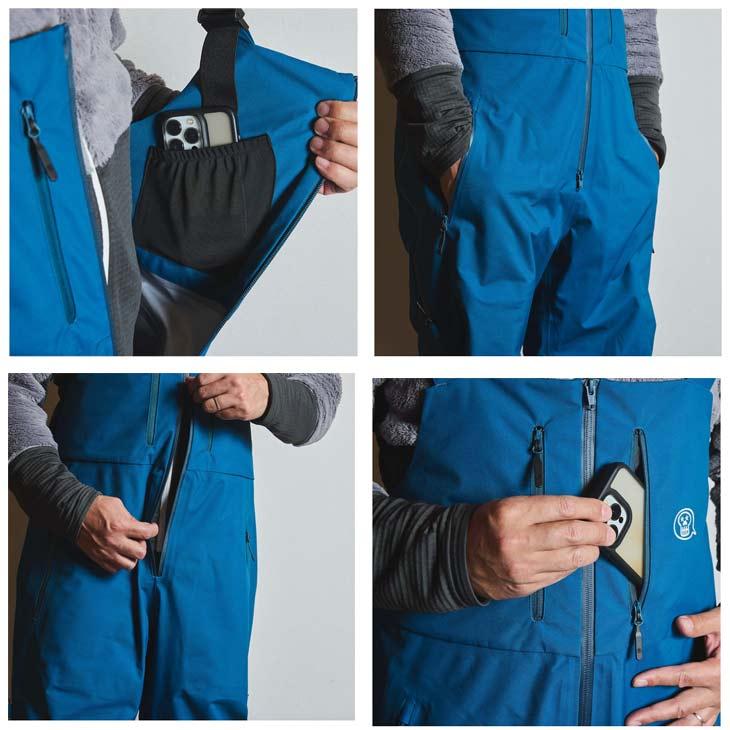 UNFUDGE アンファッジ 25-26 GENTLE BIB PANT WIDE FIT ジェントル