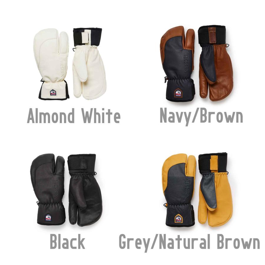 HESTRA ヘストラ 22-23 3-FINGER FULL LEATHER SHORT スリーフィンガー