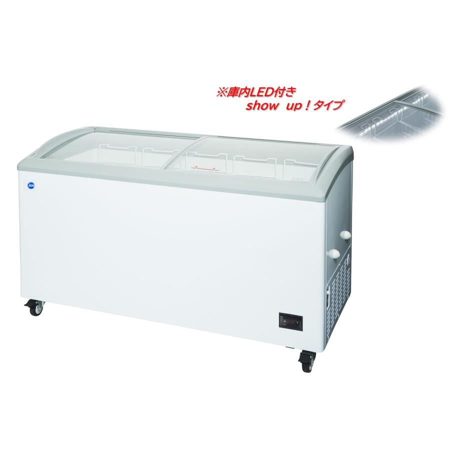 JCM JCMCS-330L 冷凍ショーケース 330L ラウンドタイプ JCM LED照明
