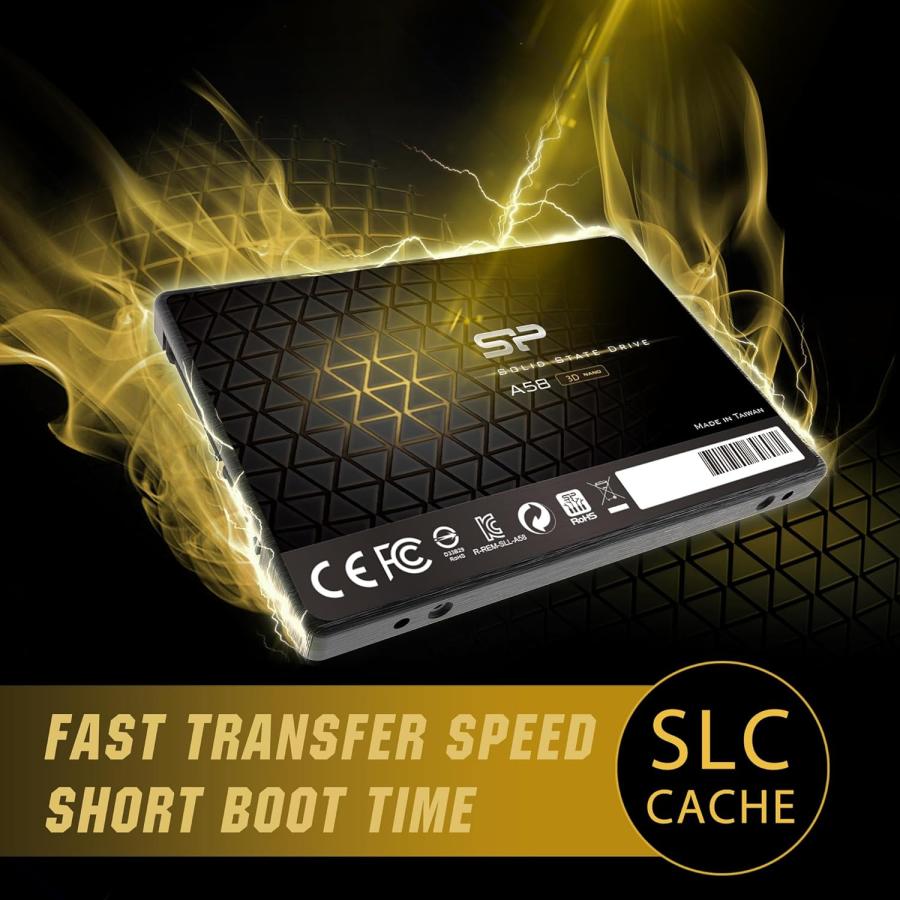 Silicon Power（シリコンパワー） SSD 1TB 内蔵 A58 3D NAND SATA3