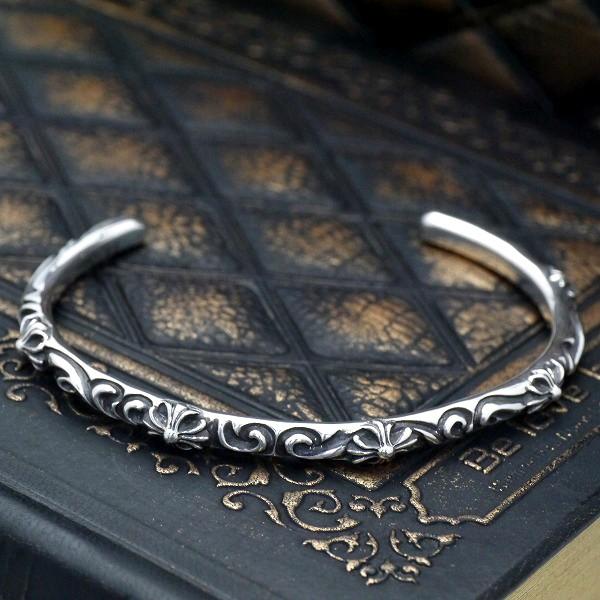 送料無料】 SBTバングル ブレスレット クロス シルバー925 メンズ