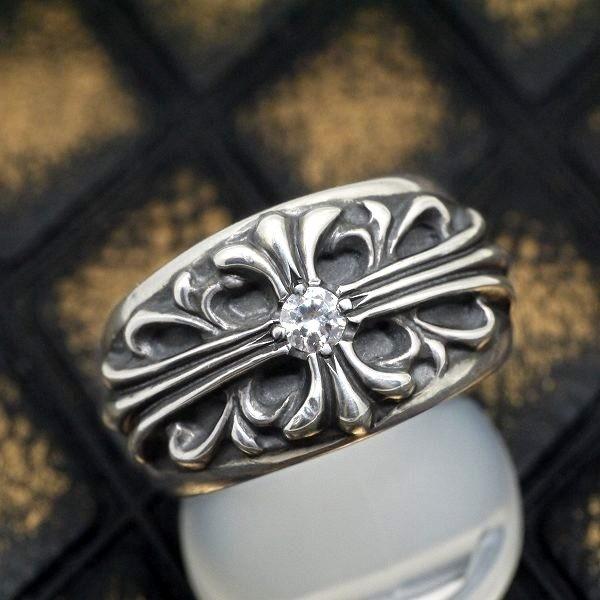フローラルクロスリング シルバー925 メンズ レディース 指輪