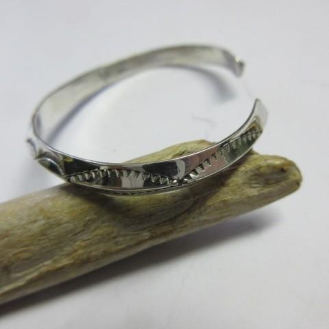 シルバー バングル レディース トライアングル インディアンジュエリー