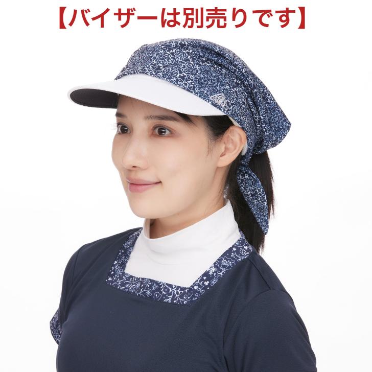 PDP ピーディーピー テニス レディース バンダナキャップ サンバイザー