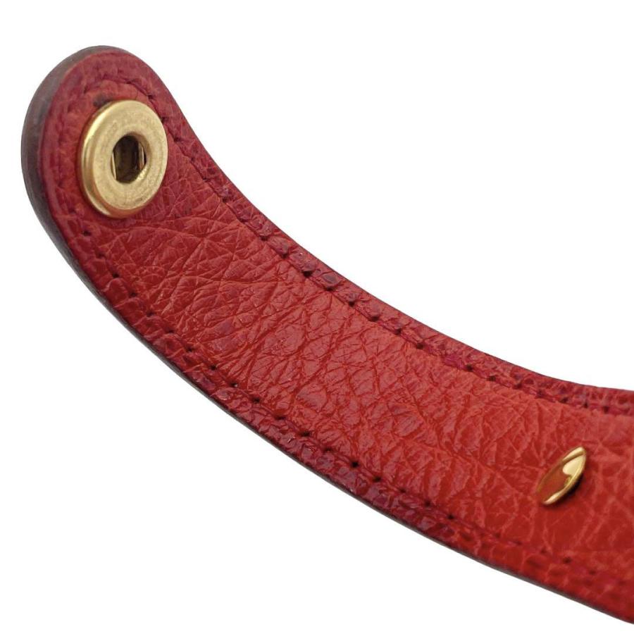 HERMES（エルメス） グローブホルダー オーストリッチ レザー レッド