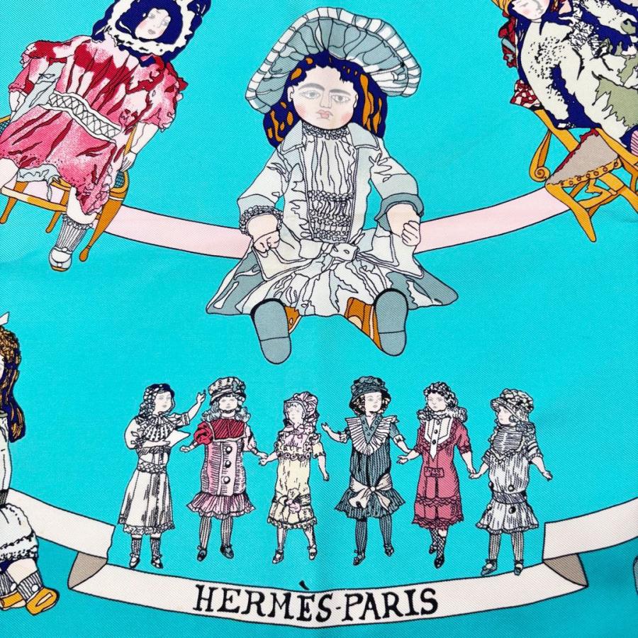 HERMES（エルメス） スカーフ カレ90 『HELLO DOLLY(人形柄)』 シルク