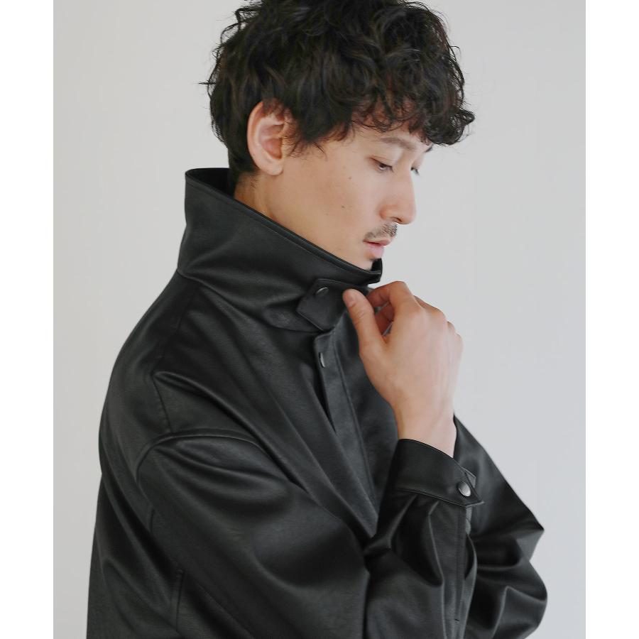 ASTRONOMY ブルゾン ジャケット メンズ 秋 秋服 長袖 フェイクレザー