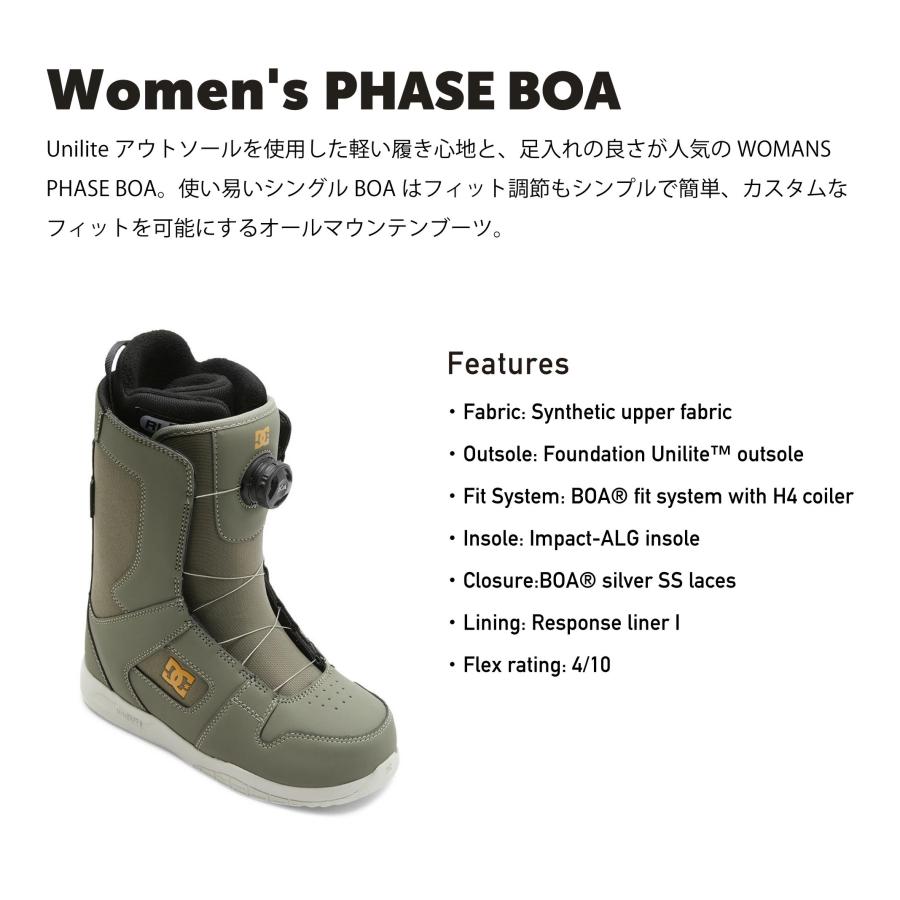 DC SHOES（ディーシーシューズ） 2025 Newモデル DC WOMENS PHASE BOA