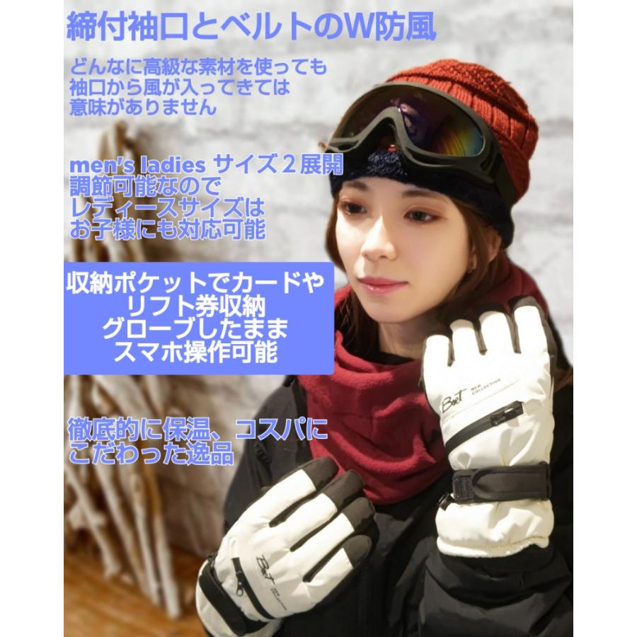 スキー ゴーグル 手袋 2点セット スノーボード スノボ レディース