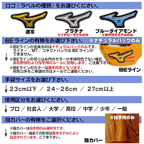MIZUNO（ミズノ） ミズノプロ/オーダーグラブ/硬式グローブ/内野手N
