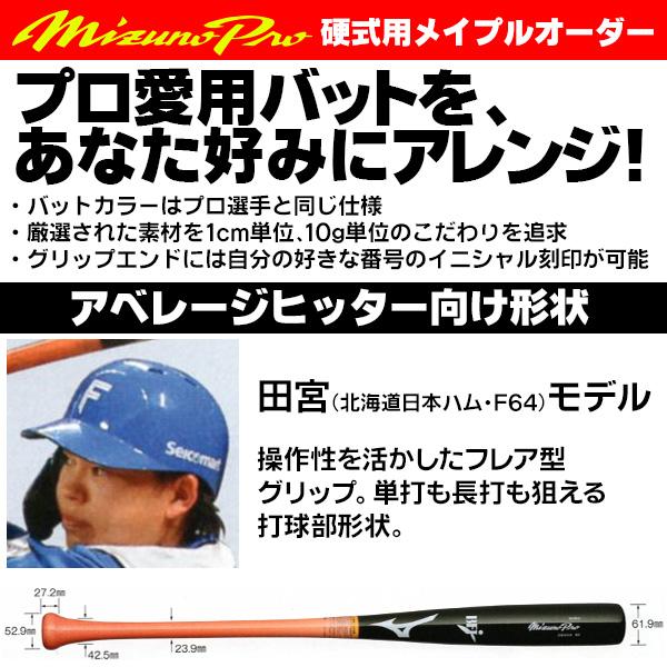 MIZUNO（ミズノ） ミズノ/硬式木製バット/ミズノプロ/田宮モデル/背