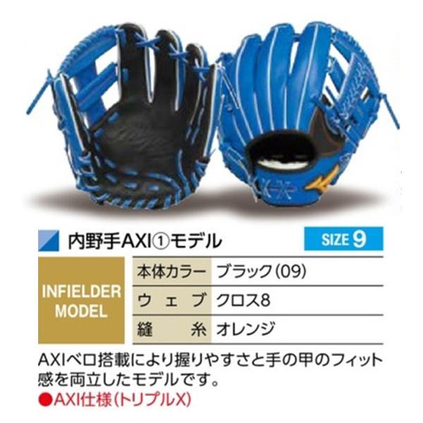 MIZUNO（ミズノ） ミズノプロ/オーダーグラブ/軟式グローブ/内野手AXI1