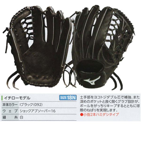 MIZUNO（ミズノ） ミズノプロ/オーダーグラブ/軟式グローブ/イチロー