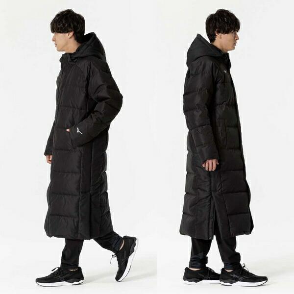 MIZUNO（ミズノ） 即発送 ベンチコート ダウンロングコート メンズ