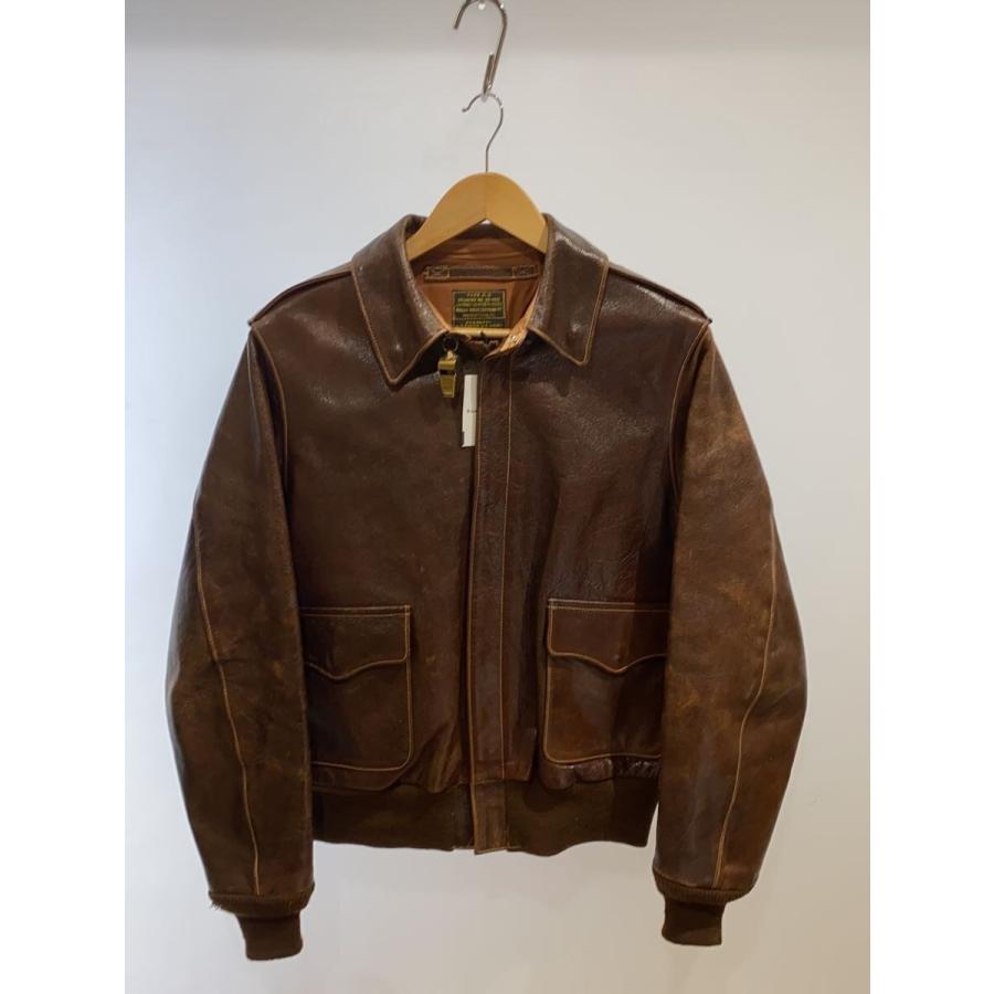 Buzz Rickson's◇TYPE A-2/ROUGH WEAR社/フライトジャケット/38/馬革