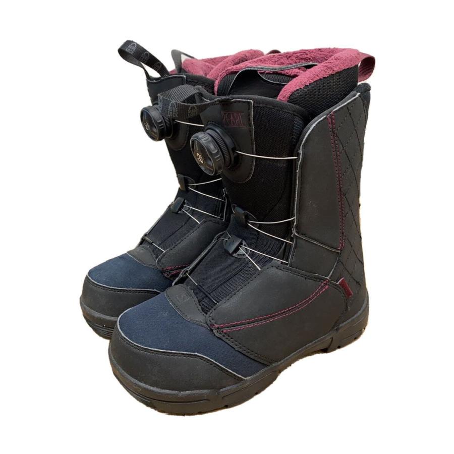 salomon◇スノーボードブーツ/22cm/BOA/BLK/187982 : セカンド