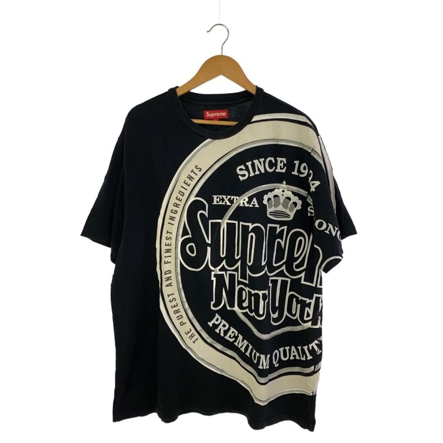 Supreme◇25SS/Lager S/S Top/Tシャツ/XXL/コットン/BLK : セカンド
